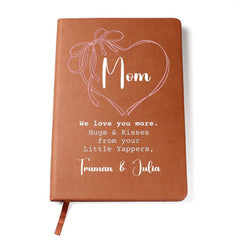 Personalized Coquette Pink Bow Yappers Journal for Mom| Gift for Mother from Childdren