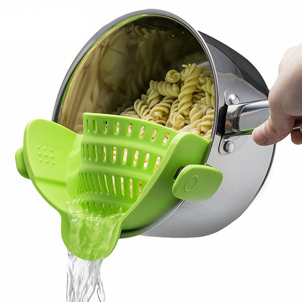 Filtre de cuisine en silicone Snap N