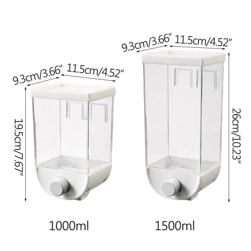 Bocaux scellés multi-grains de cuisine muraux