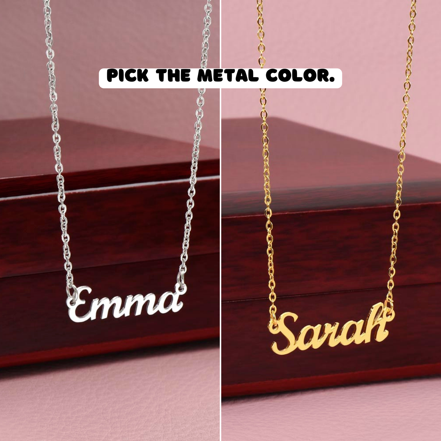 For Daughter Custom Name Necklace From Dad