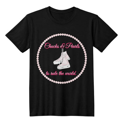 Chucks & Pearls to rule the world T-Shirt