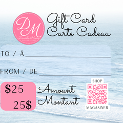 GIFT CARD / CARTE CADEAU from/de Danielle Marie Darling Designs' Shop