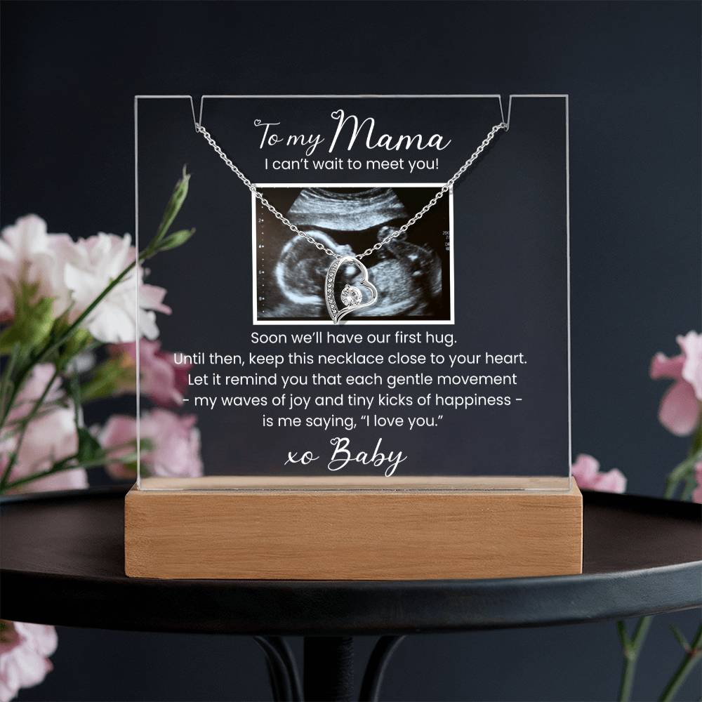 For Mommy-to-Be | Message from Baby, Personalized Sonogram / Ultrasound Pic | Mother’s Day, Birthday, Gift from Grandparent to be or Dad to Be