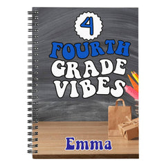 Personalized Spiral Notebook for Teachers, Pre-Schoolers, Students,