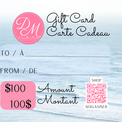 GIFT CARD / CARTE CADEAU from/de Danielle Marie Darling Designs' Shop