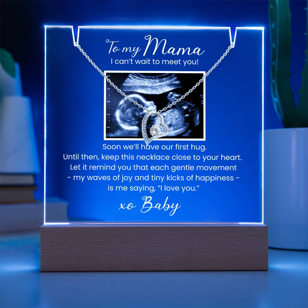 For Mommy-to-Be | Message from Baby, Personalized Sonogram / Ultrasound Pic | Mother’s Day, Birthday, Gift from Grandparent to be or Dad to Be