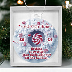 3-D With You Custom Christmas 2024 Large Acrylic Ornament Plaque