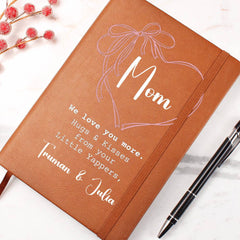 Personalized Coquette Pink Bow Yappers Journal for Mom| Gift for Mother from Childdren