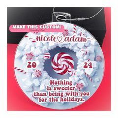 3-D With You Custom Christmas 2024 Large Acrylic Ornament Plaque