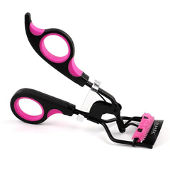 BEST All Eye Shapes Eyelashes Curler - with built-in lash brush!