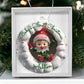 3-D Baby’s First Christmas 2024 Elf Acrylic Ornament Plaque