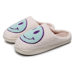 Winter Woman Flannel Slippers Couple Indoor Non-Slip Slipper