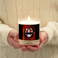 We are the Granddaughters of the Witches they didn’t burn. Glass Jar Soy Wax Candle Dark Version