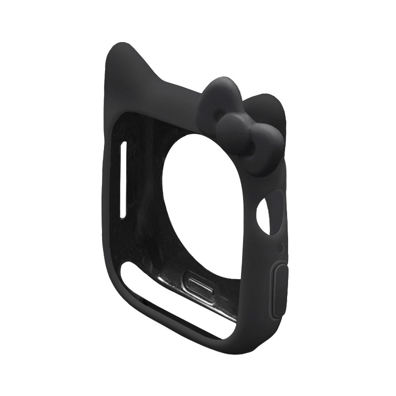 Étui de protection pour montre chat pour Apple Watch 