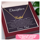 For Daughter Custom Name Necklace From Dad
