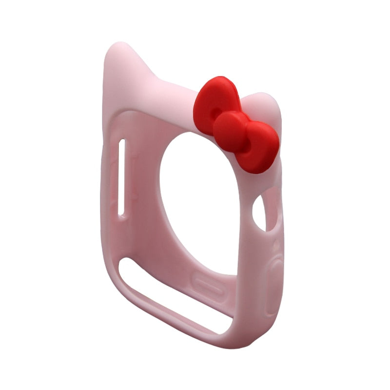 Étui de protection pour montre chat pour Apple Watch 