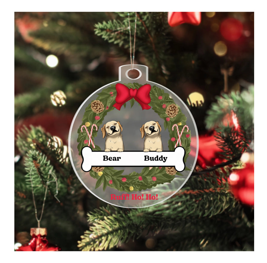 Custom Dog Acrylic Ornament