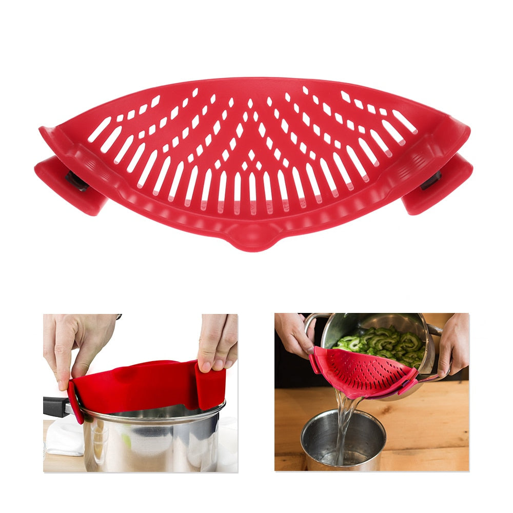 Filtre de cuisine en silicone Snap N