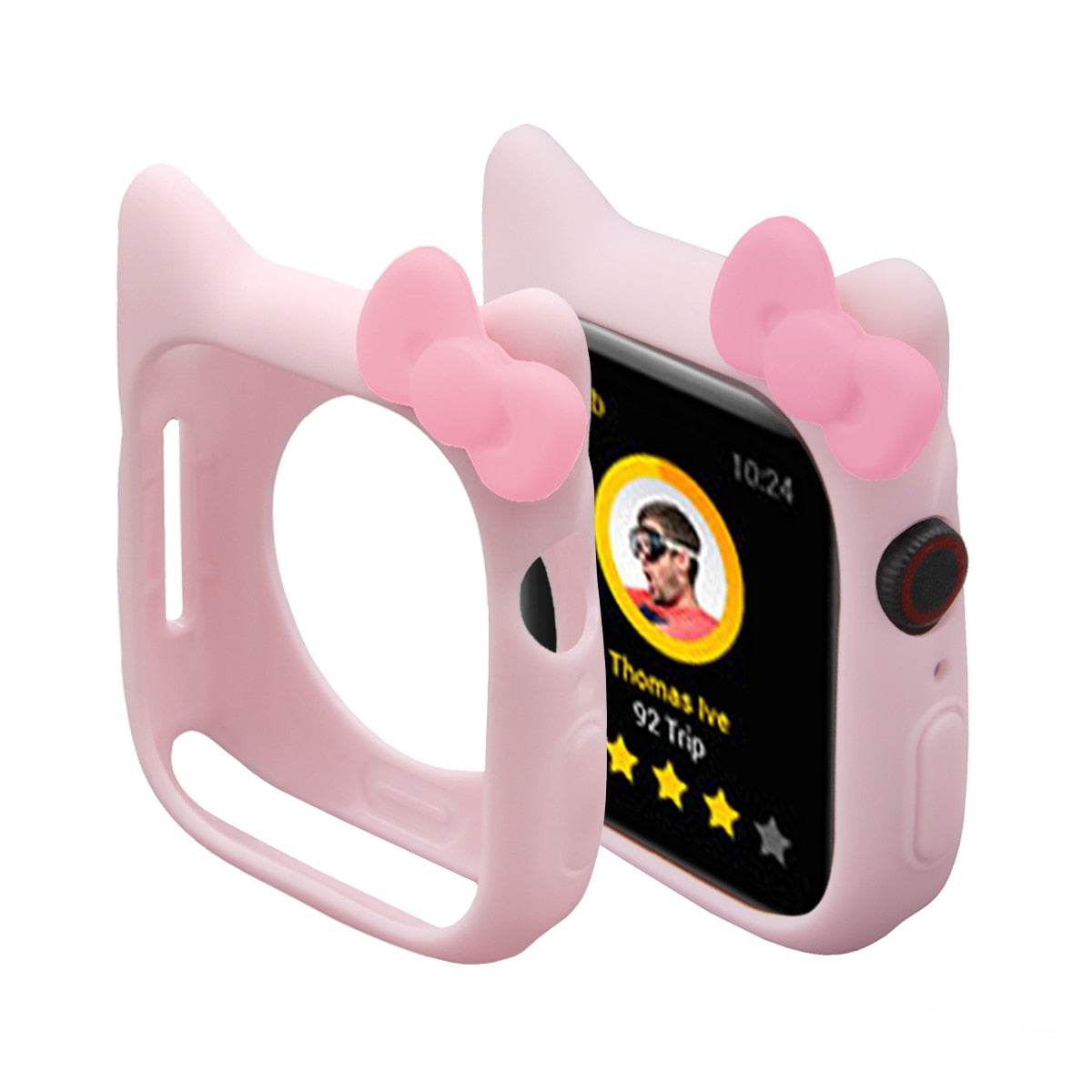 Étui de protection pour montre chat pour Apple Watch 