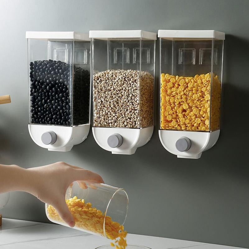 Bocaux scellés multi-grains de cuisine muraux