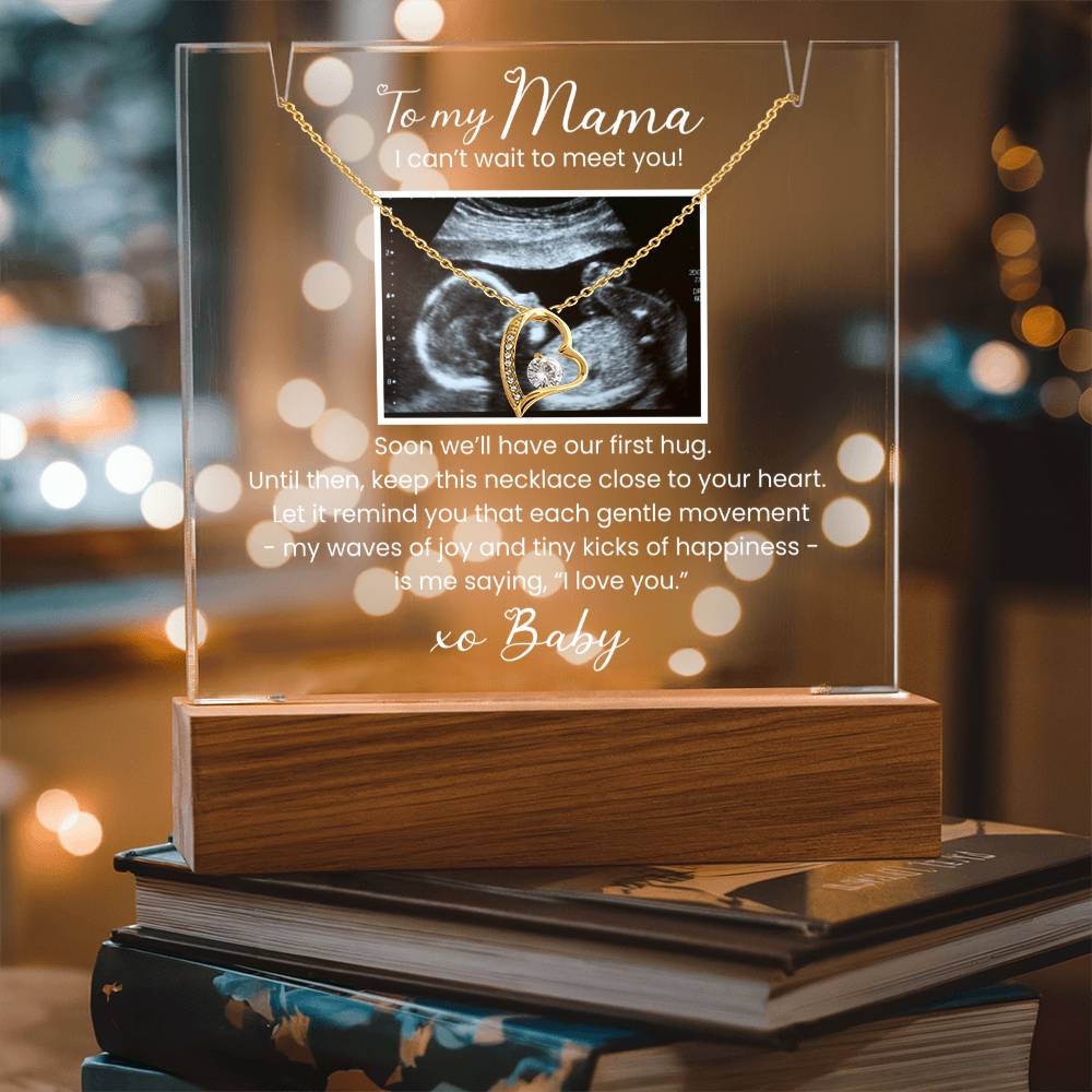For Mommy-to-Be | Message from Baby, Personalized Sonogram / Ultrasound Pic | Mother’s Day, Birthday, Gift from Grandparent to be or Dad to Be