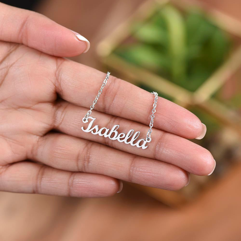 To our Daughter Custom Name Necklace from Parents