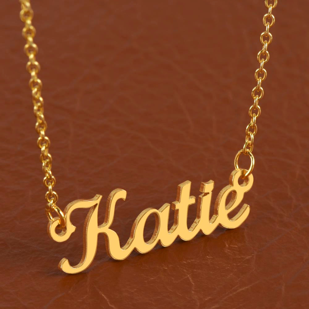 To our Daughter Custom Name Necklace from Parents