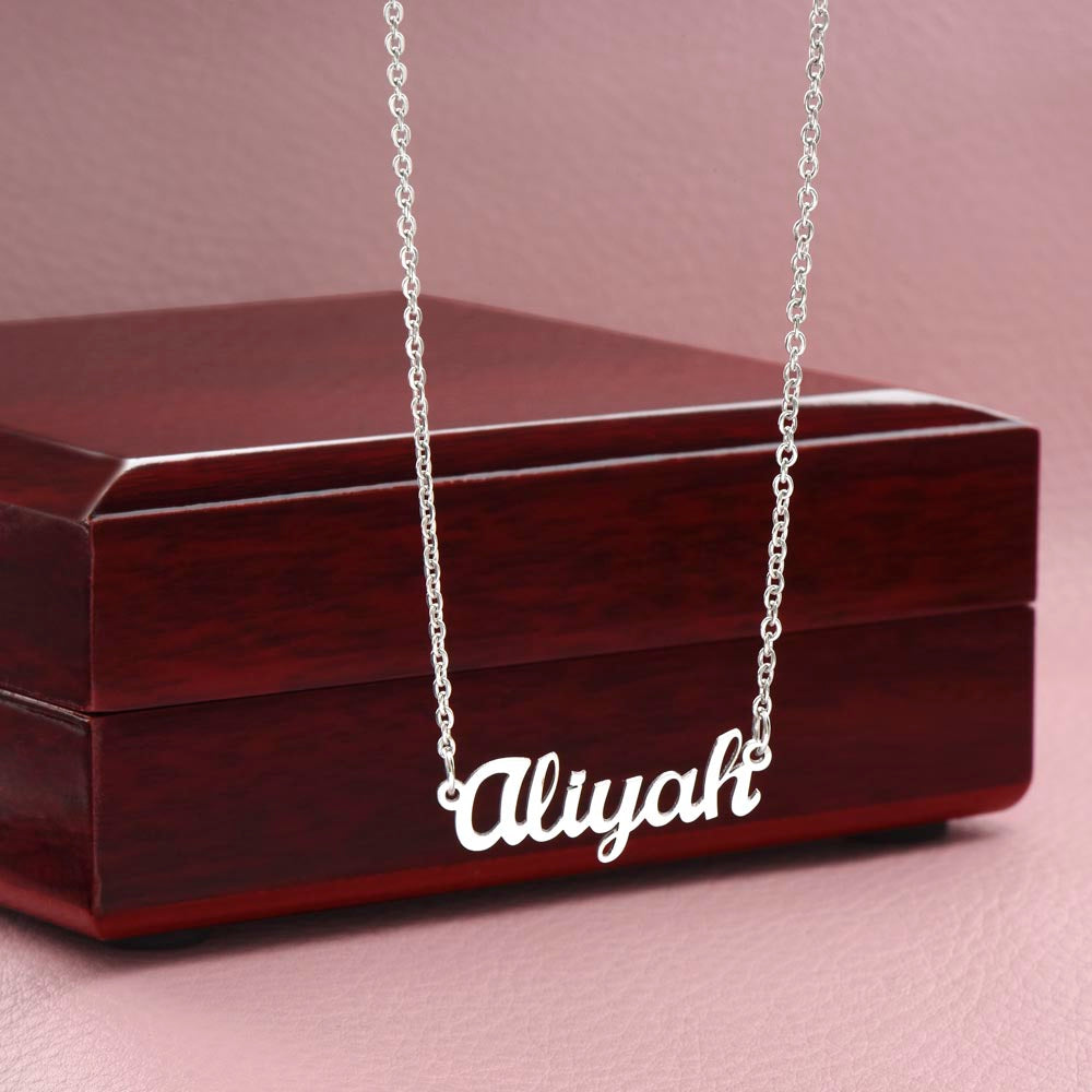 For Daughter Custom Name Necklace From Mom