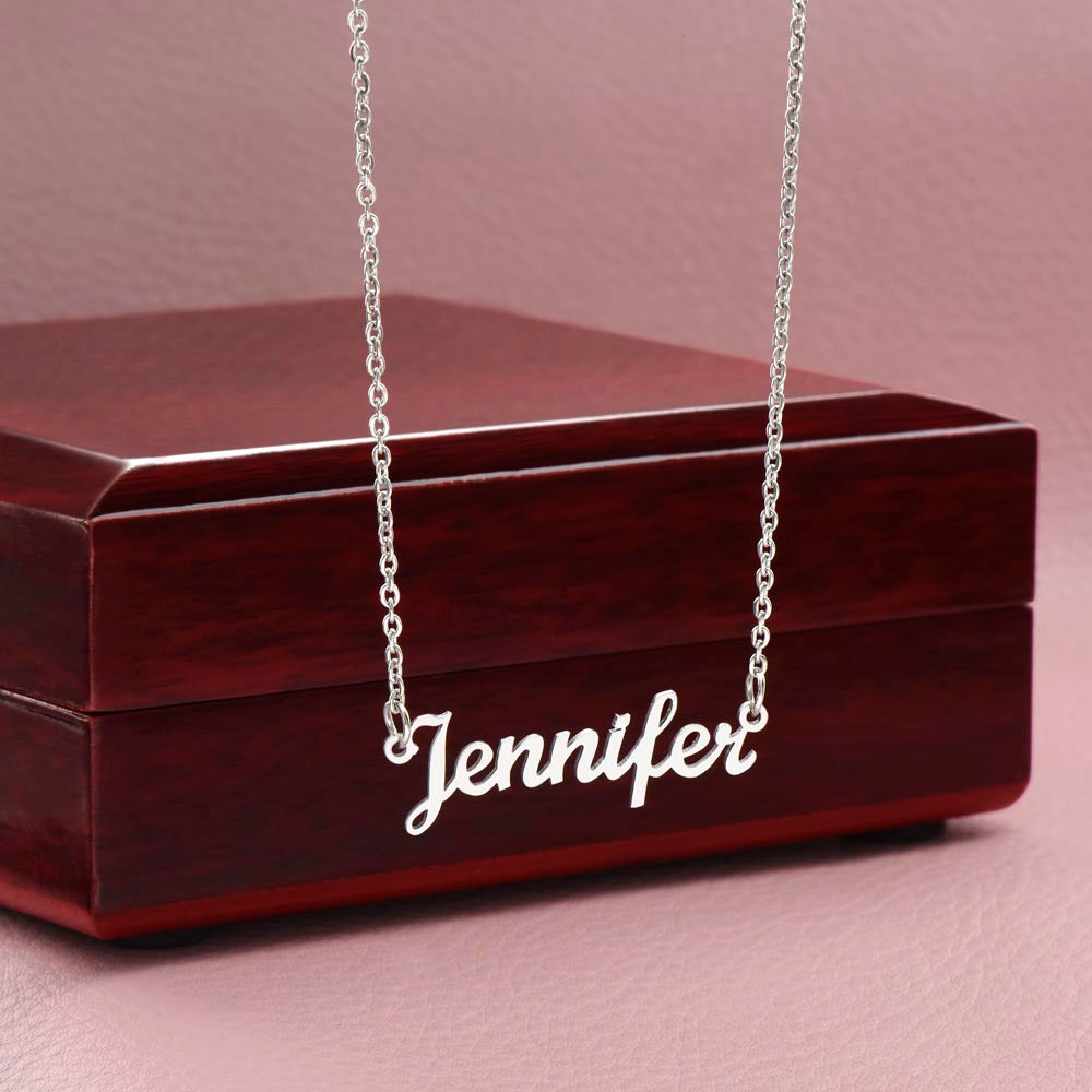 For Daughter Custom Name Necklace From Mom