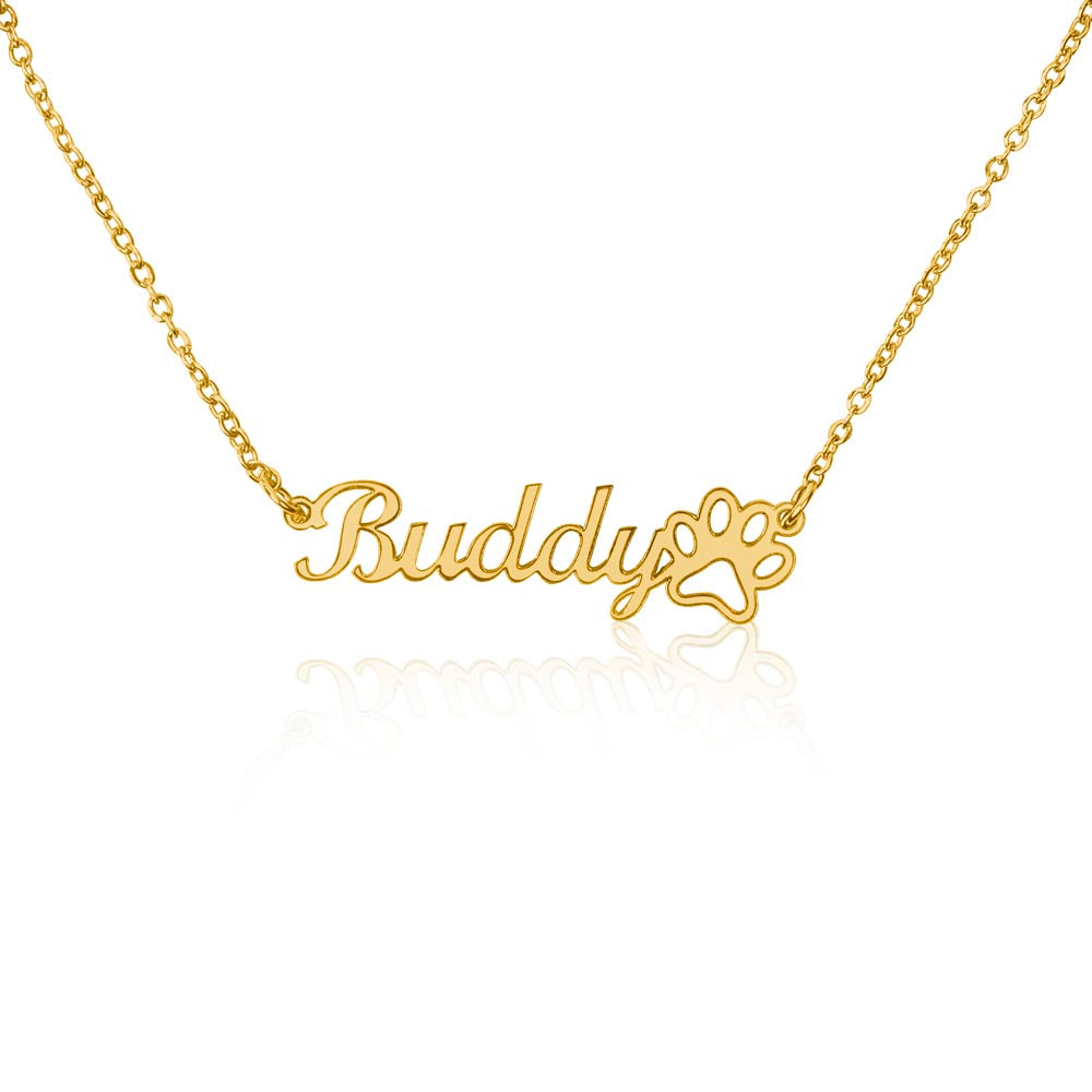 The Right Man Custom Dog Name Necklace