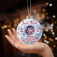 3-D With You Custom Christmas 2024 Large Acrylic Ornament Plaque