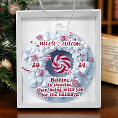 3-D With You Custom Christmas 2024 Large Acrylic Ornament Plaque