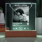 Custom Our Song Lit Plaque and Necklace Gift Bundle