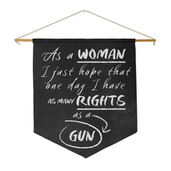 Woman’s Rights Wall Pennant | Any Day +  International Woman’s Day