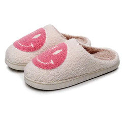 Winter Woman Flannel Slippers Couple Indoor Non-Slip Slipper