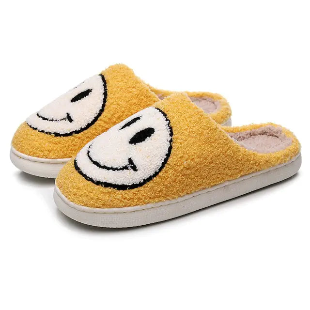 Winter Woman Flannel Slippers Couple Indoor Non-Slip Slipper