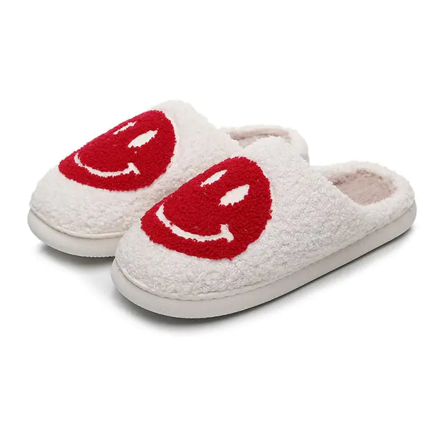 Winter Woman Flannel Slippers Couple Indoor Non-Slip Slipper