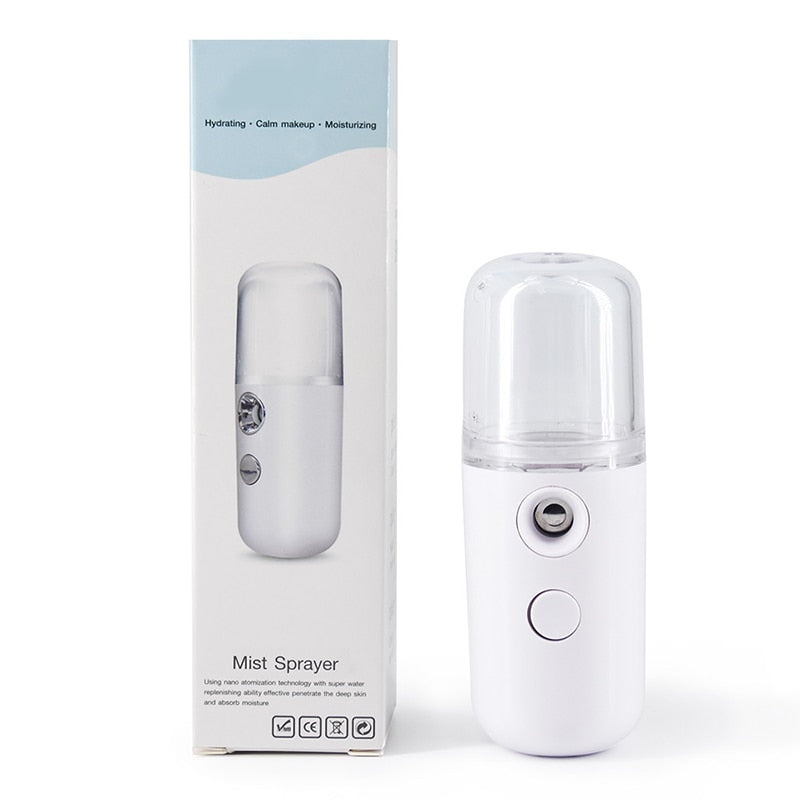Pulvérisateur Facial Nano brume, Instrument de beauté, vapeur USB, hydratant, beauté
